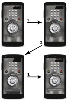 Combination Lock (Lock Screen) android App screenshot 0